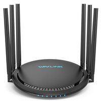 2100Mbps MU-MIMO Wireless Router, WAVLINK Quantum D6 AC2100 WiFi Router Gigabit Ethernet Dual Band Smart WiFi Box High Speed Long Range with Parental Control for Wireless Internet Large Home Gaming