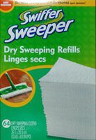 Swiffer Sweeper Unscented Dry Sweeping Cloths - 64 Refills