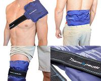 Thermopeutic Reusable Ice Pack for Injuries and Pain Relief (15” X 7”) - Extra Cold Long Lasting Gel Formula - for Shoulder, Back, Knee, Arm, Foot and More