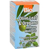 Bio Nutrition Immune Wellness - Olive Leaf and Oregano - 60 Vcaps