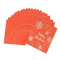 Christmas Paper Napkins - Disposable Merry Christmas Napkins for Christmas Holidays Dinner - Christmas Party Supplies - 20pcs