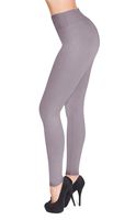 SATINA #1 High Waisted Buttery Soft Leggings | Regular and Plus Size | 22 Colors (One Size, Lilac Gray)