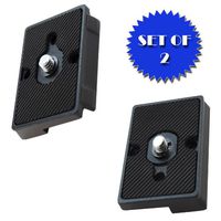 Quick Release Plate for the RC2 Rapid Connect Adapter (SET OF 2) for MANFROTTO 7301YB