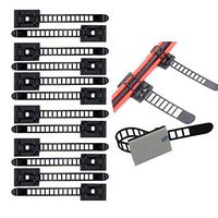 Eiito Wire Clips Cable Clamps Adjustable Self-Adhesive Nylon Cable Multipurpose Cable Clips for wire management