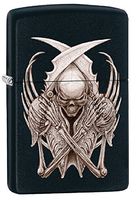 Zippo Skull Style10 Outdoor Indoor Windproof Lighter Custom Personalized Engraved Message Permanent Engraving on Backside