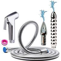 GNEGKLEAN Bathroom Handheld 2M Shower Hose Enema Douche Bidet Cleaning System Kit