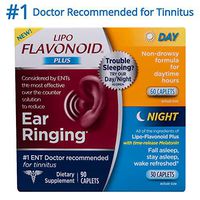 Lipo-Flavonoid Day and Night Combo Kit | Contains #1 ENT Doctor Recommended Lipo-Flavonoid Plus and Lipo-Flavonoid Night with Melatonin to Help Tinnitus Sufferers Sleep | 90 Caplets