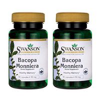 Swanson Bacopa Monniera 10:1 Extract 50 Milligrams 90 Capsules (2 Pack)