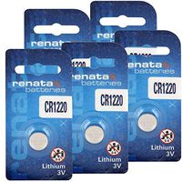 CR1220 Renata Watch Batteries 5Pcs
