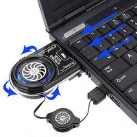 BephaMart Mini Vacuum Blue LED USB Air Extracting Cooling Fan for Laptop