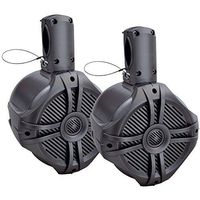 POWER ACOUSTIK MWT_80T Marine-Grade 8"" 750-Watt Wake Tower Enclosure & Speaker System (Titanium) Consumer electronic