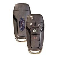 New 4 Button Ford F150 Flipkey 164-R8134 N5F-A08TDA W/Duracell Battery Inside