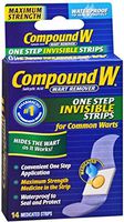 Compound W One Step Invisible Strips 14 Each (Pack of 6)
