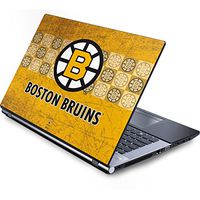 Skinit Decal Laptop Skin for Generic 12in Laptop (10.6in X 8.3in) - Officially Licensed NHL Boston Bruins Vintage Design