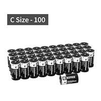 EEMB 3.6 V C Size Lithium Battery Cell ER26500 Li-SOCl2 9000 mAh Lithium Thionyl Chloride Battery UL Certified High Capacity Batteries (100 PCS)