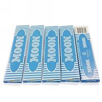 108 * 45mm 5 booklets Moon Blue Rice Cigarette Rolling Papers King Size Slim 160 Leaves Totally