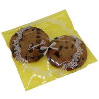 Yellow Bowknot Especially for You Cookie Candy Sweet Party Gift Wrapping Packaging Bags, Pack of 95