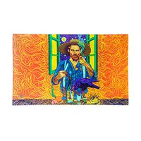 Glass Rolling Tray by V Syndicate (Van Gogh, Medium)