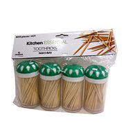 Toothpicks in Container 600 pcs 4 Count, Case of 24