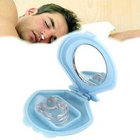 kuk79shop Treat Yourself and Your Bed Partner to a Silent Night : 1pc Anti Snoring Silicon Free Nose Clip Snore Stopper Device Health Sleeping Aid