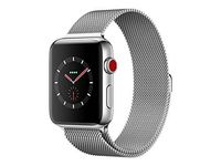 Apple Watch Series 3 - GPS+Cellular - Stainless Steel Case with Milanese Loop - 42mm