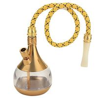 JS-one Mini Size 5.5" 1 Hose Hookah with Accessories Set Shisha Metal Material