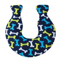 1.6L Neck/Shoulder Hot Water Bottle Water-Filled Bag with Villus Cover,Skull