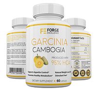 Premium 100% Pure Garcinia Cambogia Extract with 95% HCA- Excellent Carb Blocker, Appetite Suppressant and Weight Loss Supplement. Made in The USA. Maximum Strength, 60 Capsules