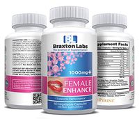 Braxton Labs Female Enhance 1000mg+ 60 Capsules, enhances The Female Sexual Experience