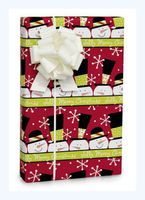 Jolly Snowmen Snowman Christmas Holiday Gift Wrap Paper - 16 Foot Roll