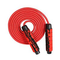 FORUU Adjustable Jump Rope,2020 New on Sale Professional Jump Rope for Weight Loss Double Ball Bearing Jump Rope Weighted Cotton Jumprope for Fitness Workout At Home Gym Equipment for Adults,Kids