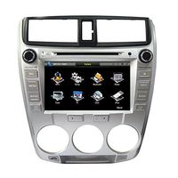 2 Din 8inch Car DVD player with GPS navigation,free map, audio Radio stereo,USB/SD,AUX,Bluetooth/TV,touch screen for HONDA CITY 2008-2011