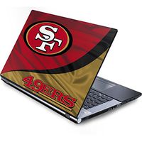 Skinit Decal Laptop Skin for Generic 12in Laptop (10.6in X 8.3in) - Officially Licensed NFL San Francisco 49ers Design