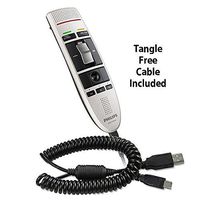 YBS Philips LFH3210-CC SpeechMike III Classic (Slide Switch Operation) USB Professional PC-Dictation Microphone with USB Coiled Cord