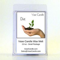 2 Dirt Vase Candle Melts | 2.8 oz Premium Highly Scented Soy Paraffin Wax Tarts | 50 Hours