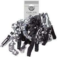 JAM PAPER Curly Gift Bows - Sophisticate - 120 Curlies/Bulk Pack