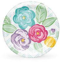 Artstyle Bold and Beautiful Bulk Disposable Paper Party Supplies (75 count Dessert plates