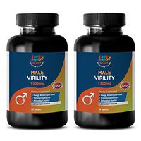 Men Enhancement Pills Bigger Harder - Male Virility 1300 Mg - Advanced Formula - maca Extract Powder - 2 Bottles (120 Tablets)
