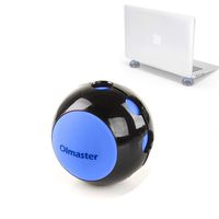 2 Pack Oimaster Silicone Heat Reduction Stand Balls Cooling Balls Laptop Legs Support Cooler Stand Ball for All MackBook Laptop Notebook (Blue)