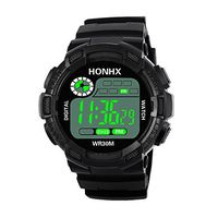 Fxbar,Fashion Mens Riding Sport Watch Cool Design Waterproof Digital Sports Watch(C)