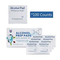 Coniler Alcohol Formula Wipes Pads(2Packs 100Count) ,70% Alcohol Cotton Slices Sterile Gauze Pads Individually Wrapped Swap Pad Wet Wipe for Outdoor Skin Cleaning Care Arrive in 10-20 days