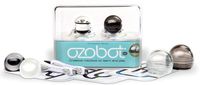 Ozobot 2.0 Bit Smart Robots, Crystal White/Titanium Black, Pack of 2
