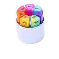 Zerama 28 Grid 7 Day Style Pill Holder Storage Organizer Plastic Container Case Portable Travel Pill Box