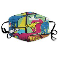 Face Mask Dinosaurs Roar Designer Cycling Half Face Earloop Dust Mask for Boys