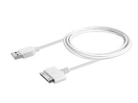 Cellet Apple (MFI Certified) USB Data & Charging Cable for Apple iPhone 4S/4/3GS/3G/2/1, iPad 3/2/1, iPod Touch 4/3/2/1, iPod Nano (1 to 6) 4feet - White