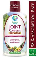 Joint Complete Premium- Liquid Joint Supplement w/Glucosamine, Chondroitin, MSM, Hyaluronic Acid – for Bone, Joint Health, Joint Pain Relief - 96% Max Absorption– 32oz, 32 serv