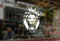 25 Centimeters Lion in The Crown Waterproof Vinyl Stickers Funny Decals Bumper Car Auto Computer Laptop Wall Window Glass Skateboard Snowboard