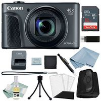 Canon Powershot SX730 HS Bundle (Black) + Basic Accessory Kit - Including to Get Started