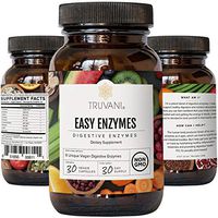Truvani Digestive Enzymes | 9 Enzyme Blend | Digestive Support | Reduce Bloating | Increased Nutrient Absorption | Non-GMO Capsules| 30 Day Supply