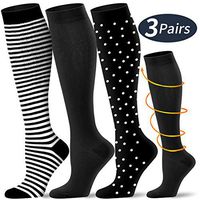 Compression Socks - Compression Sock Women & Men - Best Running, Athletic Sports, Crossfit, Flight Travel